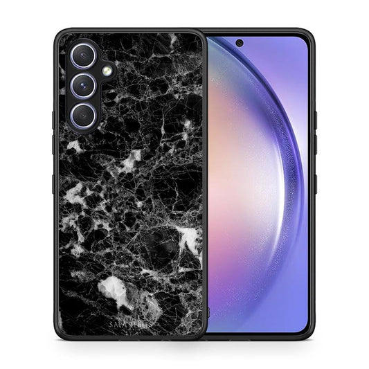 Θήκη Samsung Galaxy A54 Marble Male από τη Smartfits με σχέδιο στο πίσω μέρος και μαύρο περίβλημα | Samsung Galaxy A54 Marble Male Case with Colorful Back and Black Bezels