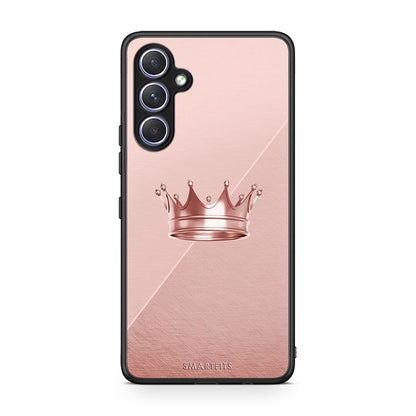 Θήκη Samsung Galaxy A54 Minimal Crown από τη Smartfits με σχέδιο στο πίσω μέρος και μαύρο περίβλημα | Samsung Galaxy A54 Minimal Crown Case with Colorful Back and Black Bezels