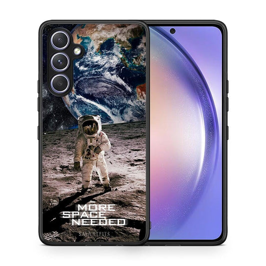 Θήκη Samsung Galaxy A54 More Space από τη Smartfits με σχέδιο στο πίσω μέρος και μαύρο περίβλημα | Samsung Galaxy A54 More Space Case with Colorful Back and Black Bezels