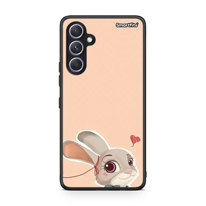 Θήκη Samsung Galaxy A54 Nick Wilde And Judy Hopps Love 2 από τη Smartfits με σχέδιο στο πίσω μέρος και μαύρο περίβλημα | Samsung Galaxy A54 Nick Wilde And Judy Hopps Love 2 Case with Colorful Back and Black Bezels