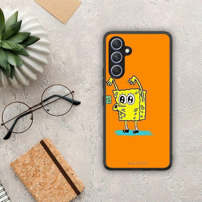 Θήκη Samsung Galaxy A54 No Money 2 από τη Smartfits με σχέδιο στο πίσω μέρος και μαύρο περίβλημα | Samsung Galaxy A54 No Money 2 Case with Colorful Back and Black Bezels