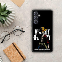 Thumbnail for Θήκη Samsung Galaxy A54 Pirate King από τη Smartfits με σχέδιο στο πίσω μέρος και μαύρο περίβλημα | Samsung Galaxy A54 Pirate King Case with Colorful Back and Black Bezels