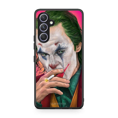 Θήκη Samsung Galaxy A54 PopArt JokesOnU από τη Smartfits με σχέδιο στο πίσω μέρος και μαύρο περίβλημα | Samsung Galaxy A54 PopArt JokesOnU Case with Colorful Back and Black Bezels