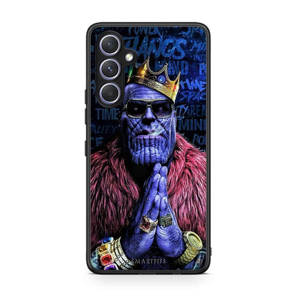 Θήκη Samsung Galaxy A54 PopArt Thanos από τη Smartfits με σχέδιο στο πίσω μέρος και μαύρο περίβλημα | Samsung Galaxy A54 PopArt Thanos Case with Colorful Back and Black Bezels