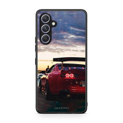 Θήκη Samsung Galaxy A54 Racing Supra από τη Smartfits με σχέδιο στο πίσω μέρος και μαύρο περίβλημα | Samsung Galaxy A54 Racing Supra Case with Colorful Back and Black Bezels