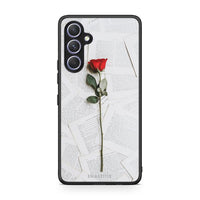 Thumbnail for Θήκη Samsung Galaxy A54 Red Rose από τη Smartfits με σχέδιο στο πίσω μέρος και μαύρο περίβλημα | Samsung Galaxy A54 Red Rose Case with Colorful Back and Black Bezels