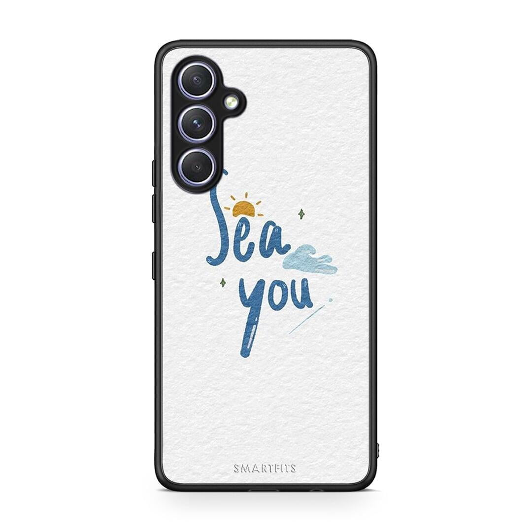 Θήκη Samsung Galaxy A54 Sea You από τη Smartfits με σχέδιο στο πίσω μέρος και μαύρο περίβλημα | Samsung Galaxy A54 Sea You Case with Colorful Back and Black Bezels