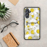 Thumbnail for Θήκη Samsung Galaxy A54 Summer Daisies από τη Smartfits με σχέδιο στο πίσω μέρος και μαύρο περίβλημα | Samsung Galaxy A54 Summer Daisies Case with Colorful Back and Black Bezels