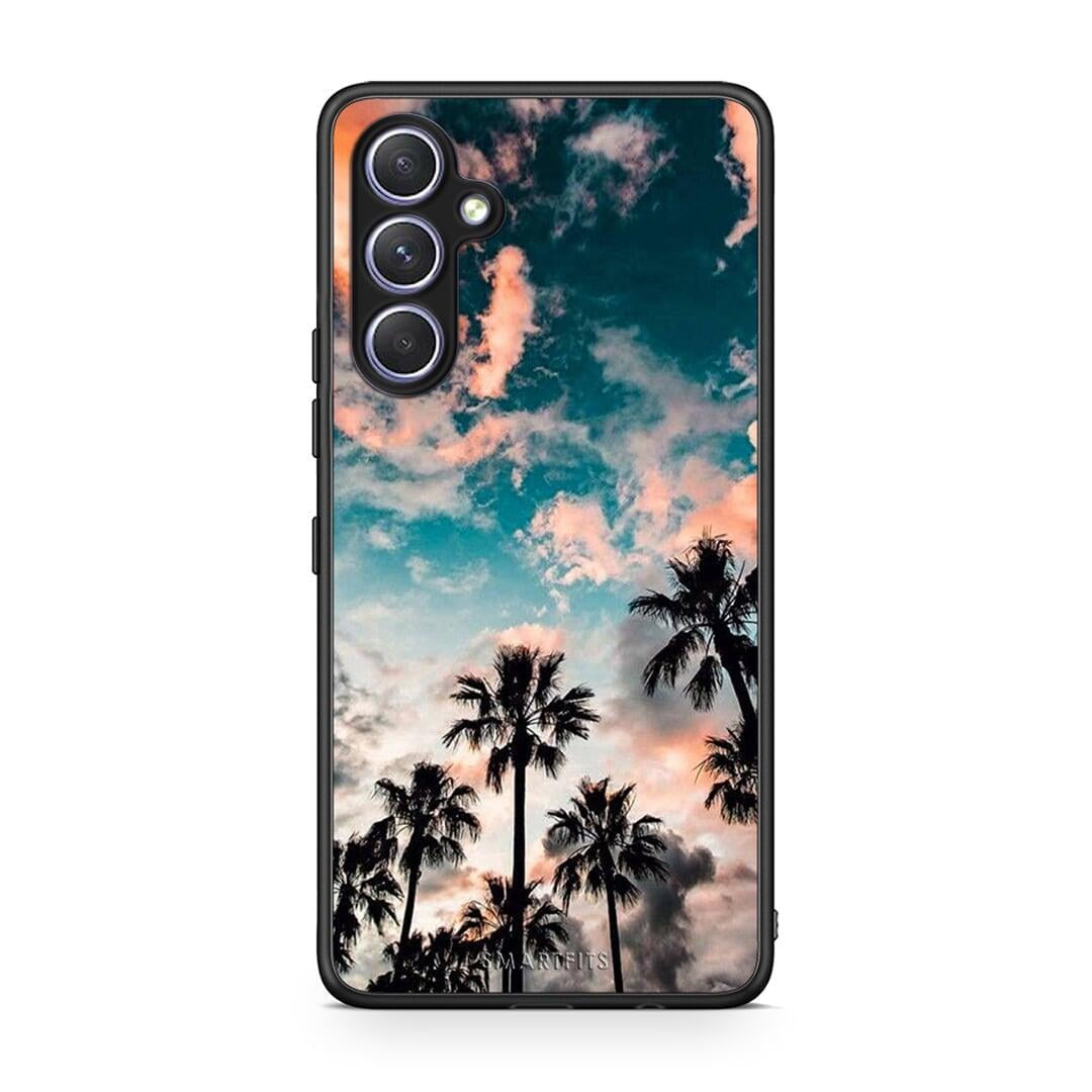 Θήκη Samsung Galaxy A54 Summer Sky από τη Smartfits με σχέδιο στο πίσω μέρος και μαύρο περίβλημα | Samsung Galaxy A54 Summer Sky Case with Colorful Back and Black Bezels