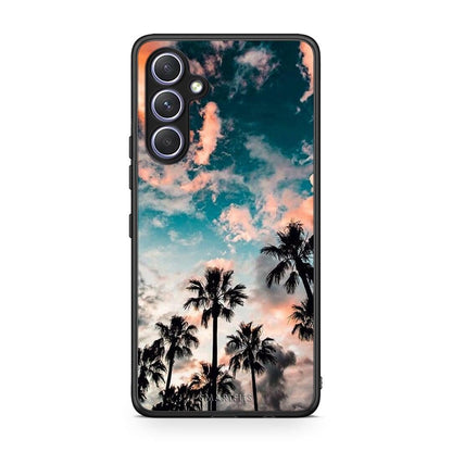 Θήκη Samsung Galaxy A54 Summer Sky από τη Smartfits με σχέδιο στο πίσω μέρος και μαύρο περίβλημα | Samsung Galaxy A54 Summer Sky Case with Colorful Back and Black Bezels