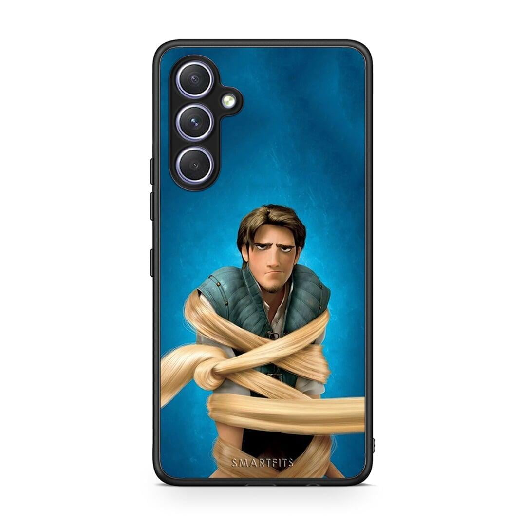 Θήκη Samsung Galaxy A54 Tangled 1 από τη Smartfits με σχέδιο στο πίσω μέρος και μαύρο περίβλημα | Samsung Galaxy A54 Tangled 1 Case with Colorful Back and Black Bezels
