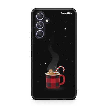 Θήκη Samsung Galaxy A54 Xmas Bathing από τη Smartfits με σχέδιο στο πίσω μέρος και μαύρο περίβλημα | Samsung Galaxy A54 Xmas Bathing Case with Colorful Back and Black Bezels