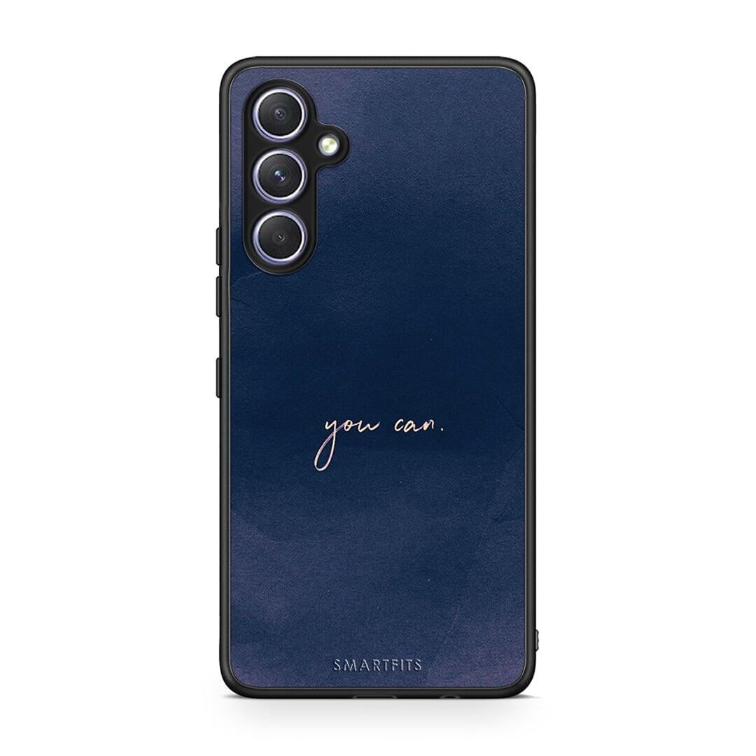 Θήκη Samsung Galaxy A54 You Can από τη Smartfits με σχέδιο στο πίσω μέρος και μαύρο περίβλημα | Samsung Galaxy A54 You Can Case with Colorful Back and Black Bezels