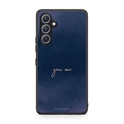 Θήκη Samsung Galaxy A54 You Can από τη Smartfits με σχέδιο στο πίσω μέρος και μαύρο περίβλημα | Samsung Galaxy A54 You Can Case with Colorful Back and Black Bezels