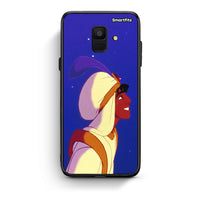 Thumbnail for samsung A6 Alladin And Jasmine Love 1 θήκη από τη Smartfits με σχέδιο στο πίσω μέρος και μαύρο περίβλημα | Smartphone case with colorful back and black bezels by Smartfits