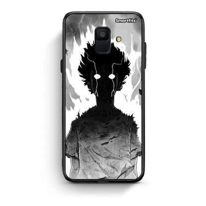 samsung A6 Anime Boy Θήκη από τη Smartfits με σχέδιο στο πίσω μέρος και μαύρο περίβλημα | Smartphone case with colorful back and black bezels by Smartfits