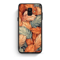 Thumbnail for samsung A6 Autumn Leaves Θήκη από τη Smartfits με σχέδιο στο πίσω μέρος και μαύρο περίβλημα | Smartphone case with colorful back and black bezels by Smartfits