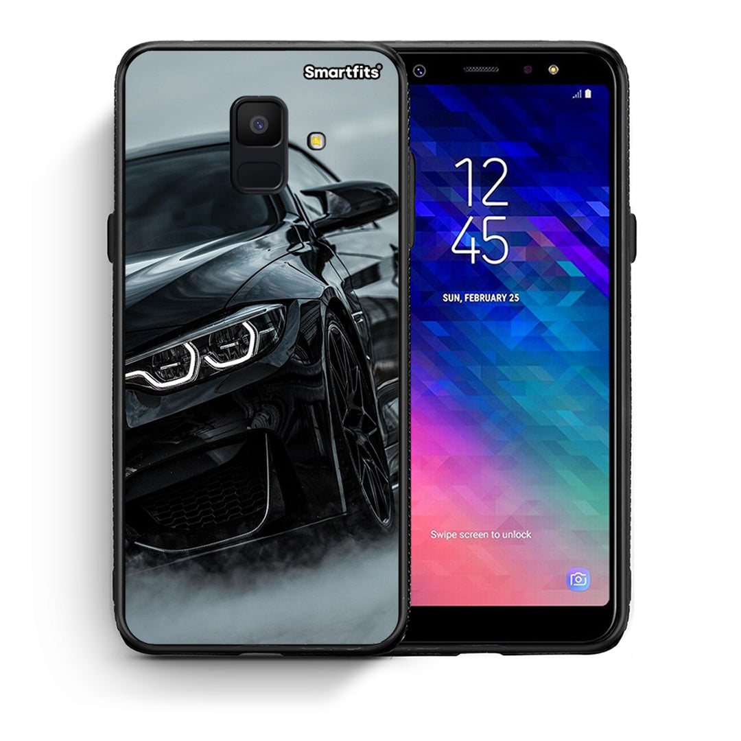 Θήκη Samsung A6 2018 Black BMW από τη Smartfits με σχέδιο στο πίσω μέρος και μαύρο περίβλημα | Samsung A6 2018 Black BMW case with colorful back and black bezels