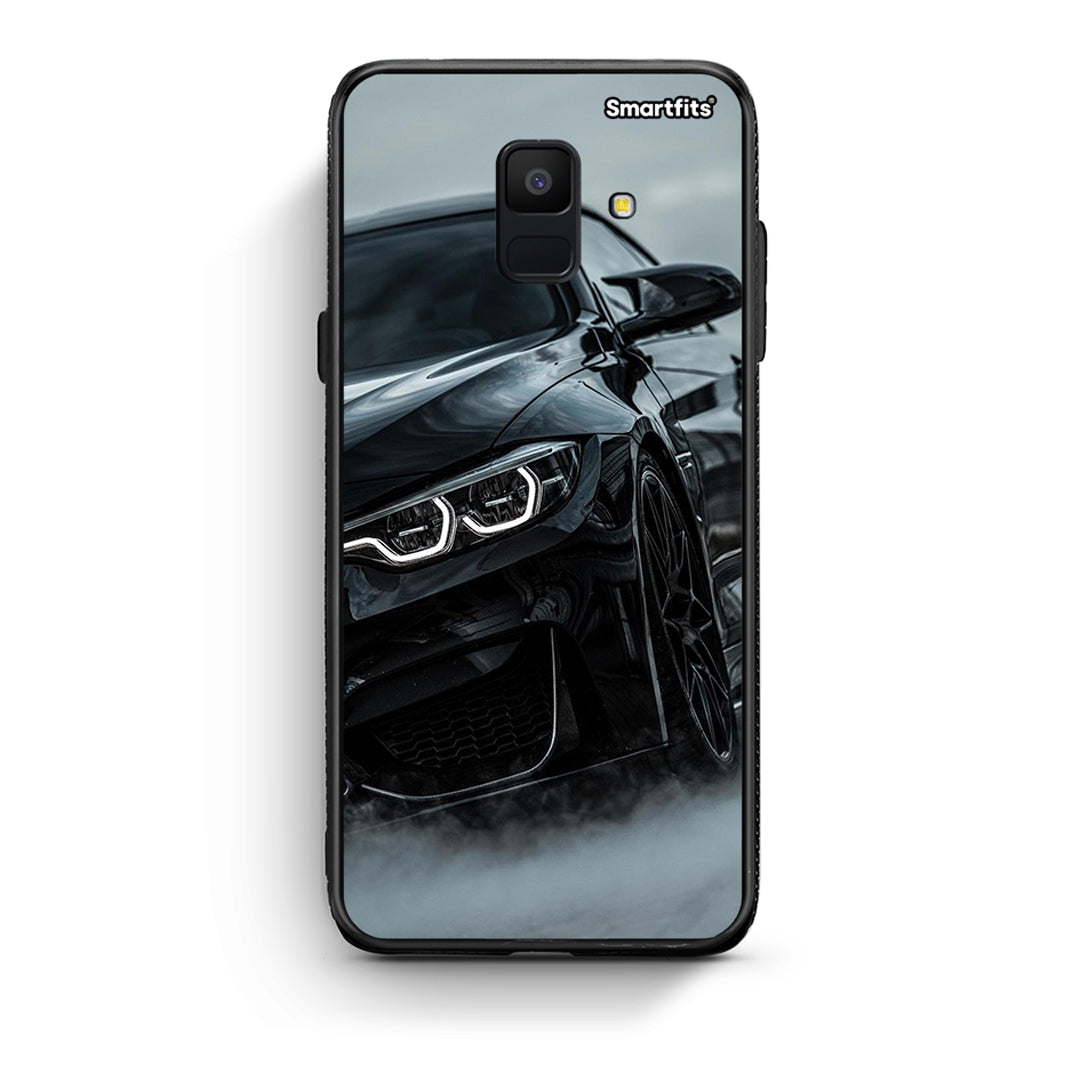 samsung A6 Black BMW θήκη από τη Smartfits με σχέδιο στο πίσω μέρος και μαύρο περίβλημα | Smartphone case with colorful back and black bezels by Smartfits