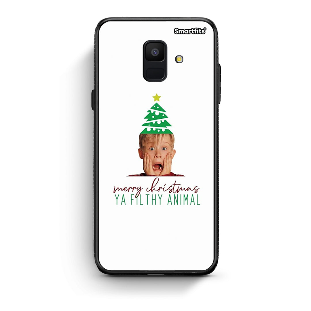 samsung A6 Filthy Animal θήκη από τη Smartfits με σχέδιο στο πίσω μέρος και μαύρο περίβλημα | Smartphone case with colorful back and black bezels by Smartfits