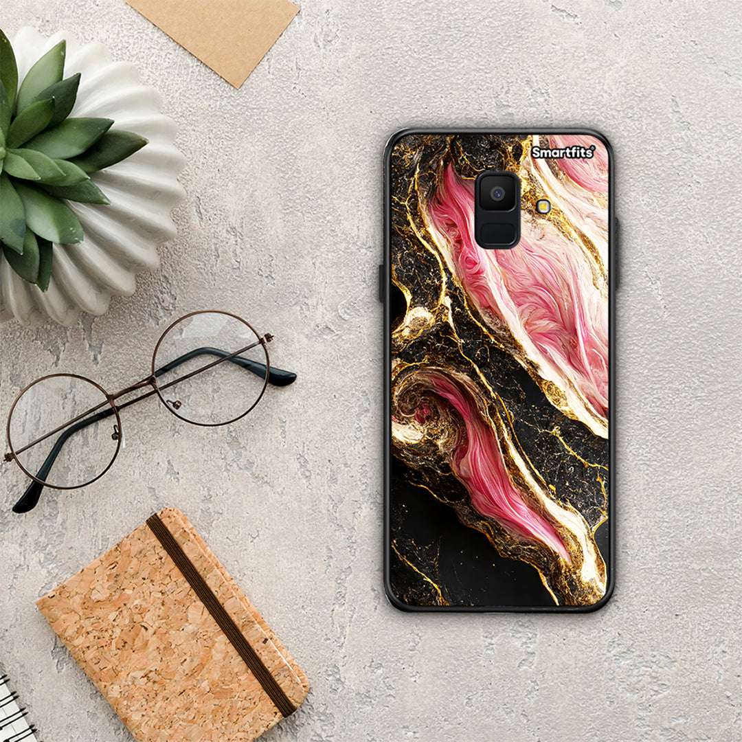 Glamorous Pink Marble - Samsung Galaxy A6 2018 θήκη