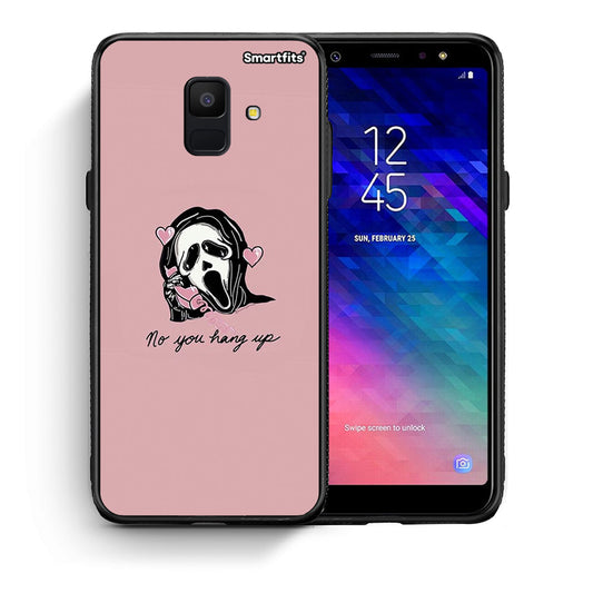Θήκη Samsung A6 2018 Halloween Hang Up από τη Smartfits με σχέδιο στο πίσω μέρος και μαύρο περίβλημα | Samsung A6 2018 Halloween Hang Up case with colorful back and black bezels