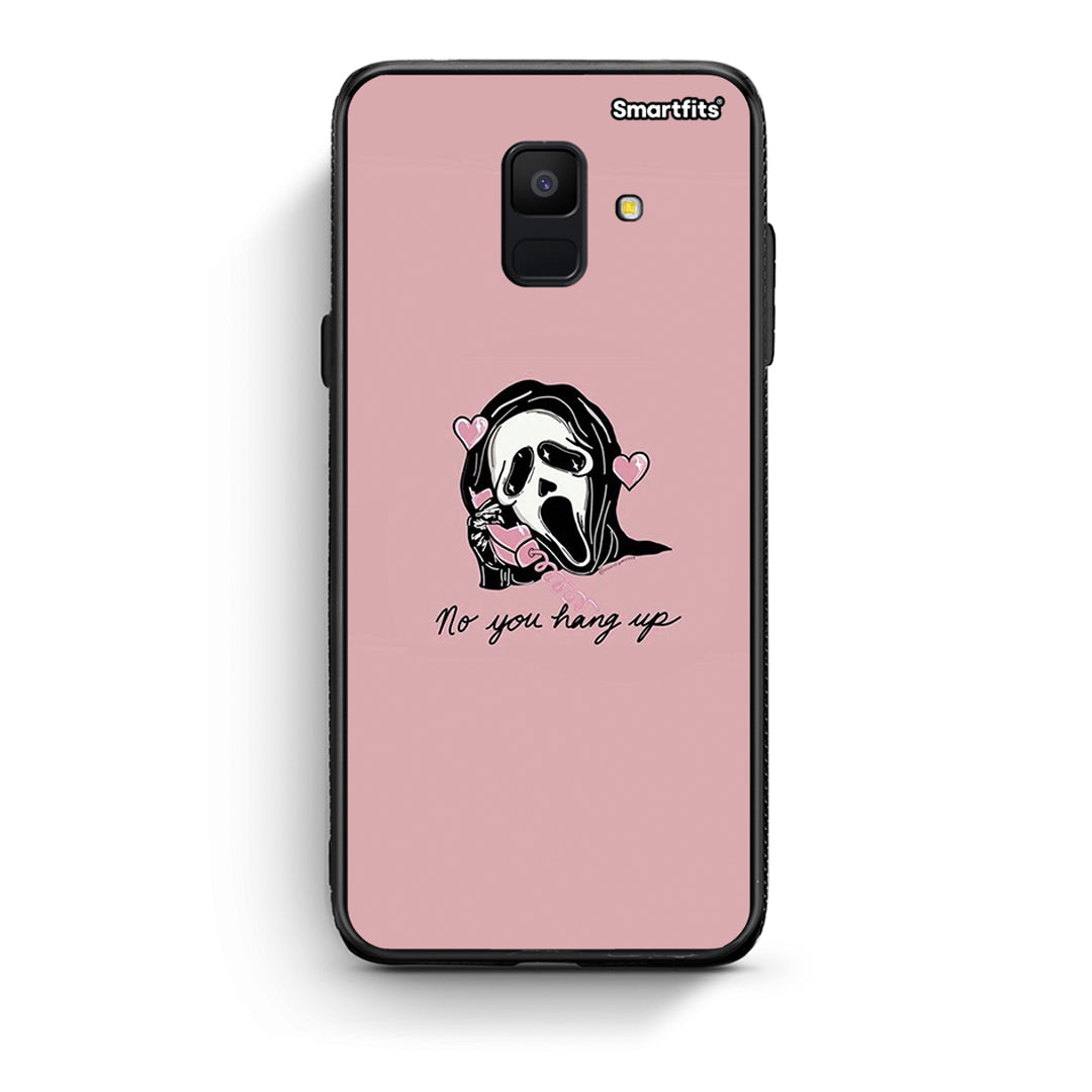 samsung A6 Halloween Hang Up Θήκη από τη Smartfits με σχέδιο στο πίσω μέρος και μαύρο περίβλημα | Smartphone case with colorful back and black bezels by Smartfits