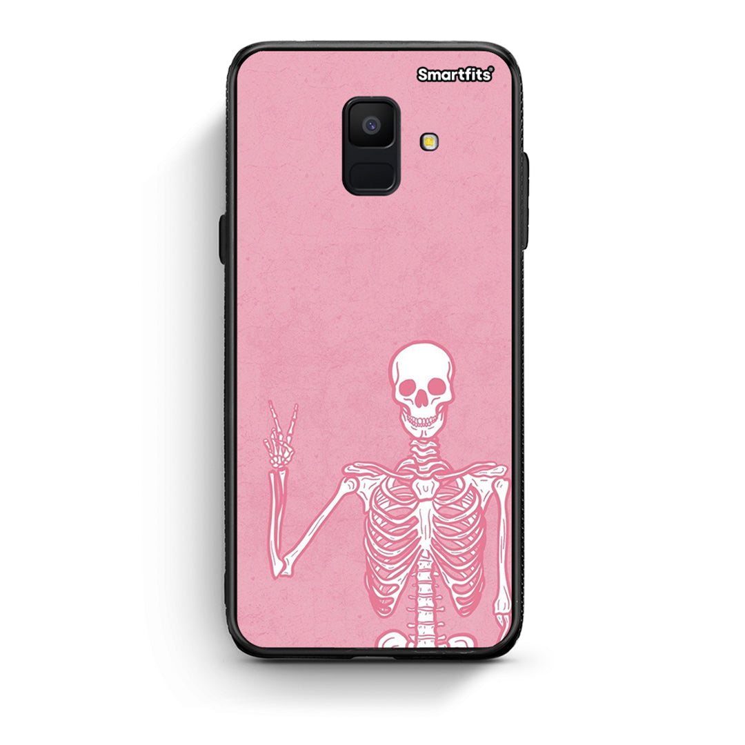 samsung A6 Halloween Motivation Θήκη από τη Smartfits με σχέδιο στο πίσω μέρος και μαύρο περίβλημα | Smartphone case with colorful back and black bezels by Smartfits