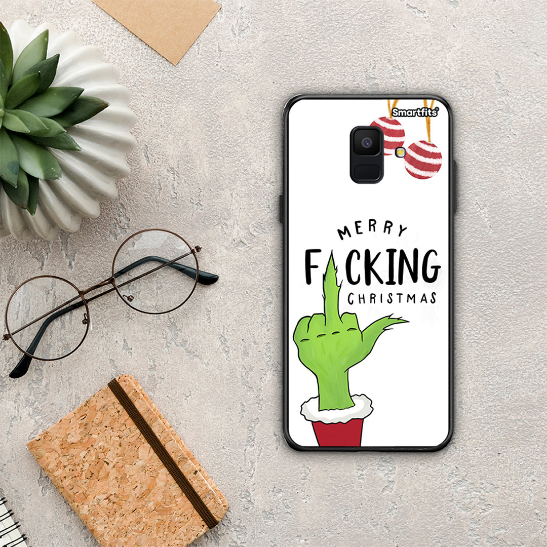 Merry F Xmas - Samsung Galaxy A6 2018 θήκη