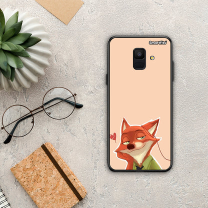 Nick Wilde And Judy Hopps Love 1 - Samsung Galaxy A6 2018 θήκη