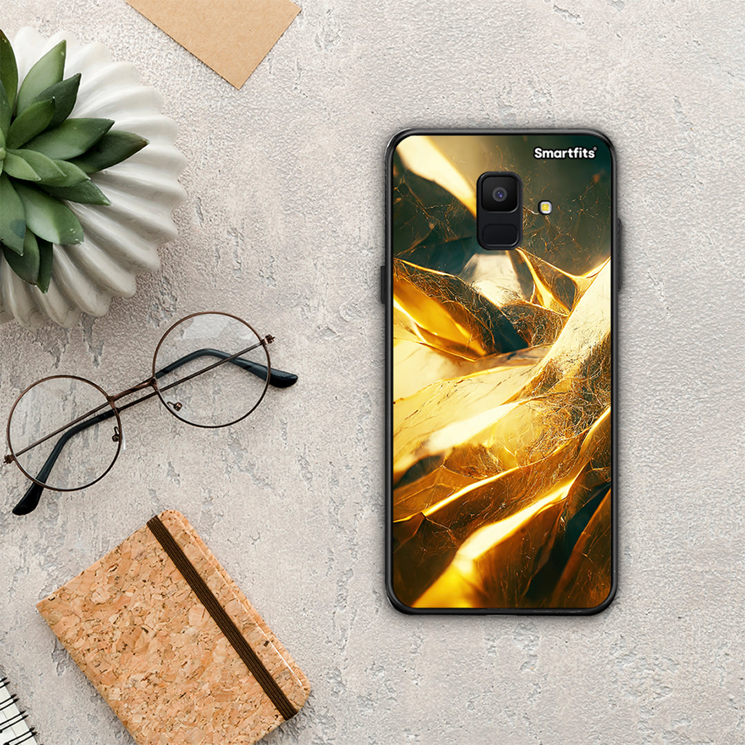 Real Gold - Samsung Galaxy A6 2018 θήκη