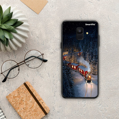 Xmas Train - Samsung Galaxy A6 2018 θήκη