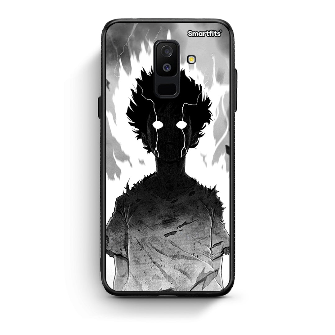 samsung A6 Plus Anime Boy Θήκη από τη Smartfits με σχέδιο στο πίσω μέρος και μαύρο περίβλημα | Smartphone case with colorful back and black bezels by Smartfits