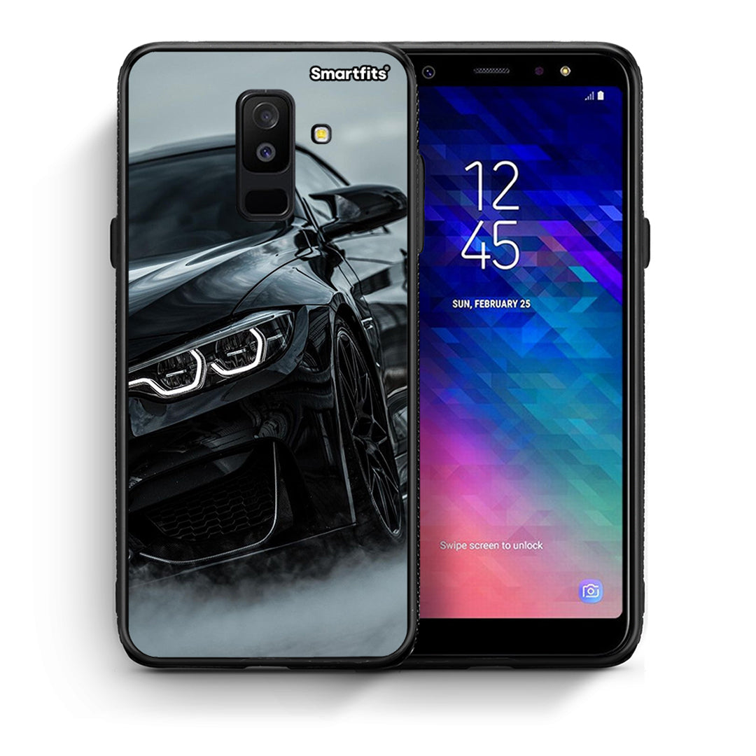 Θήκη Samsung A6+ 2018 Black BMW από τη Smartfits με σχέδιο στο πίσω μέρος και μαύρο περίβλημα | Samsung A6+ 2018 Black BMW case with colorful back and black bezels