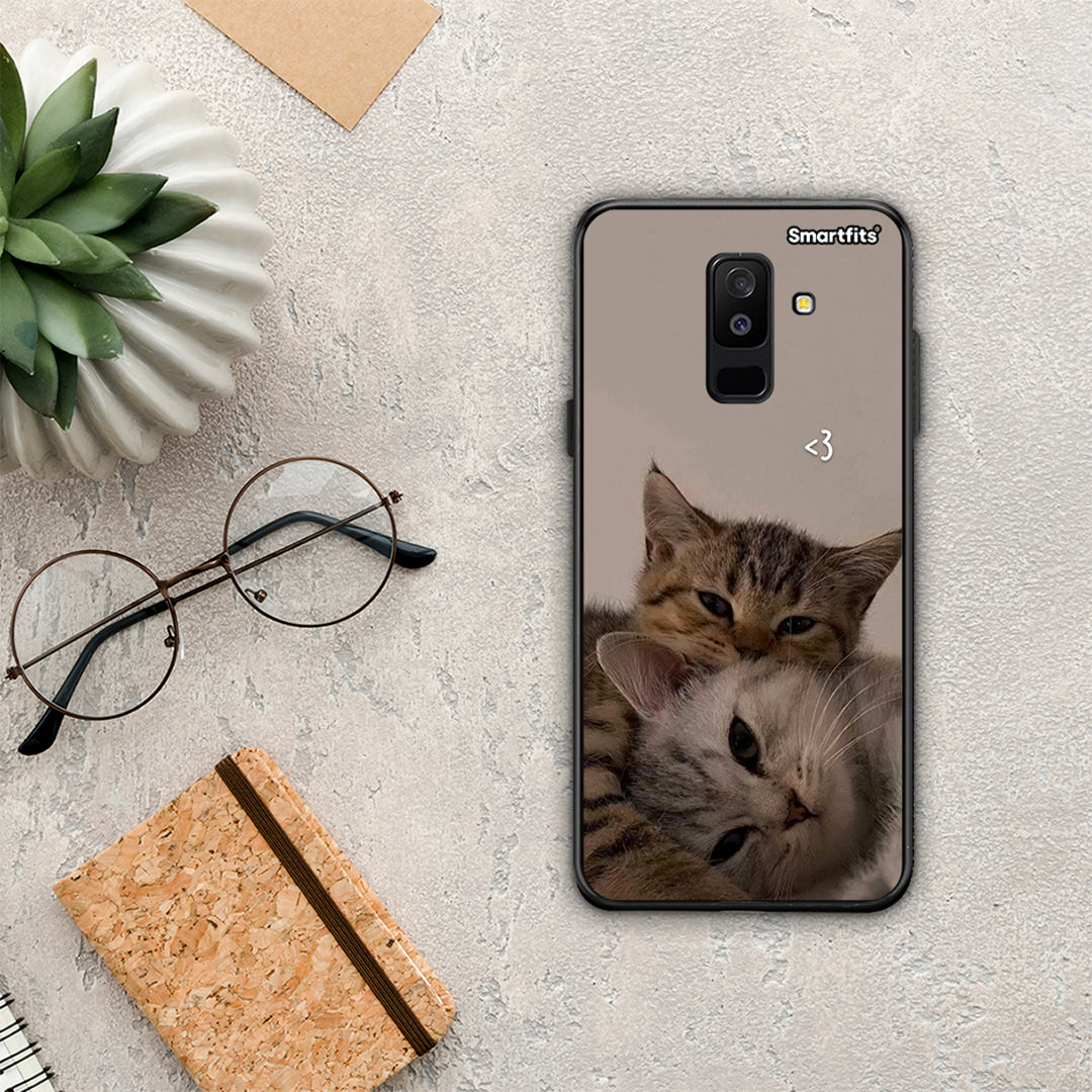 Cats In Love - Samsung Galaxy A6+ 2018 θήκη