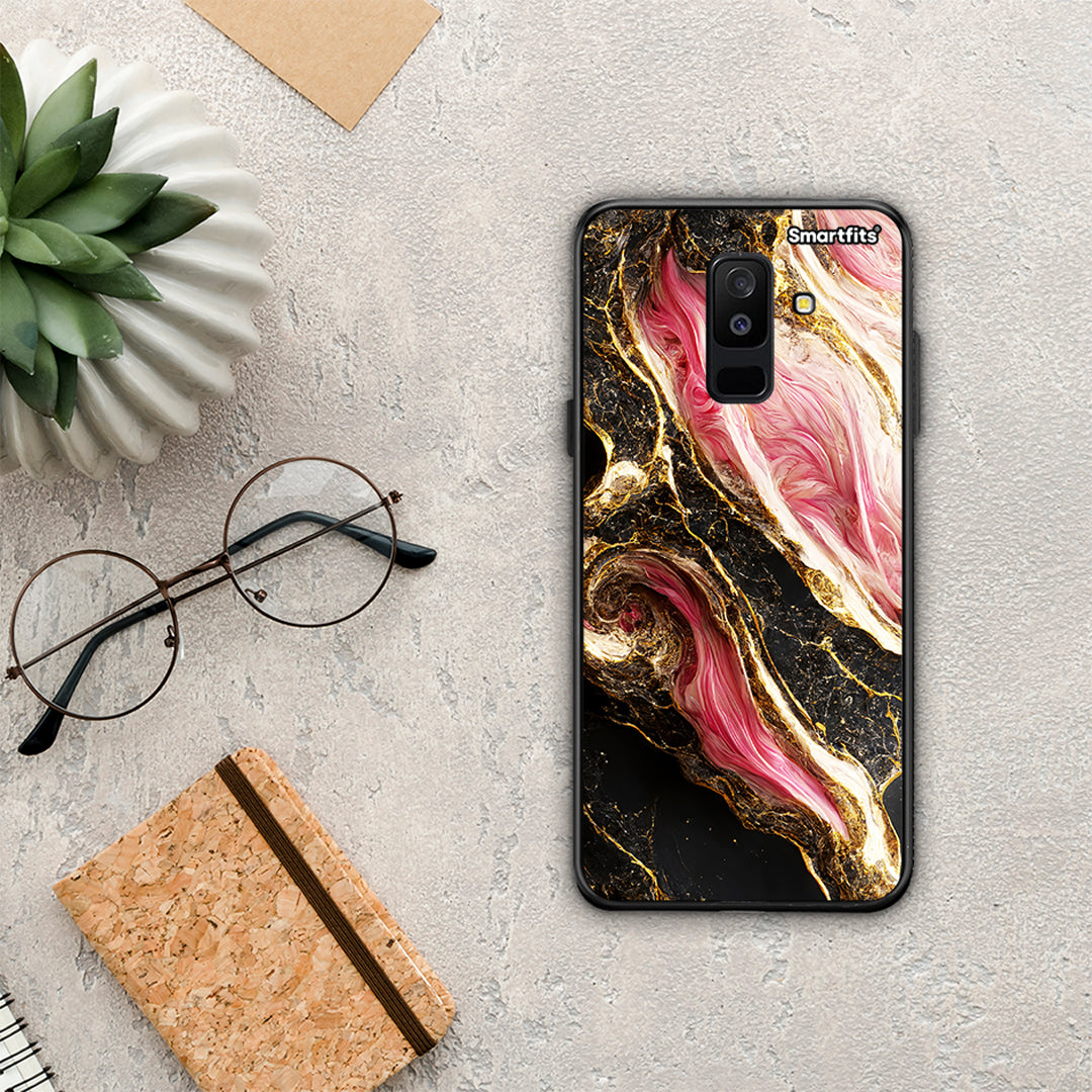 Glamorous Pink Marble - Samsung Galaxy A6+ 2018 θήκη