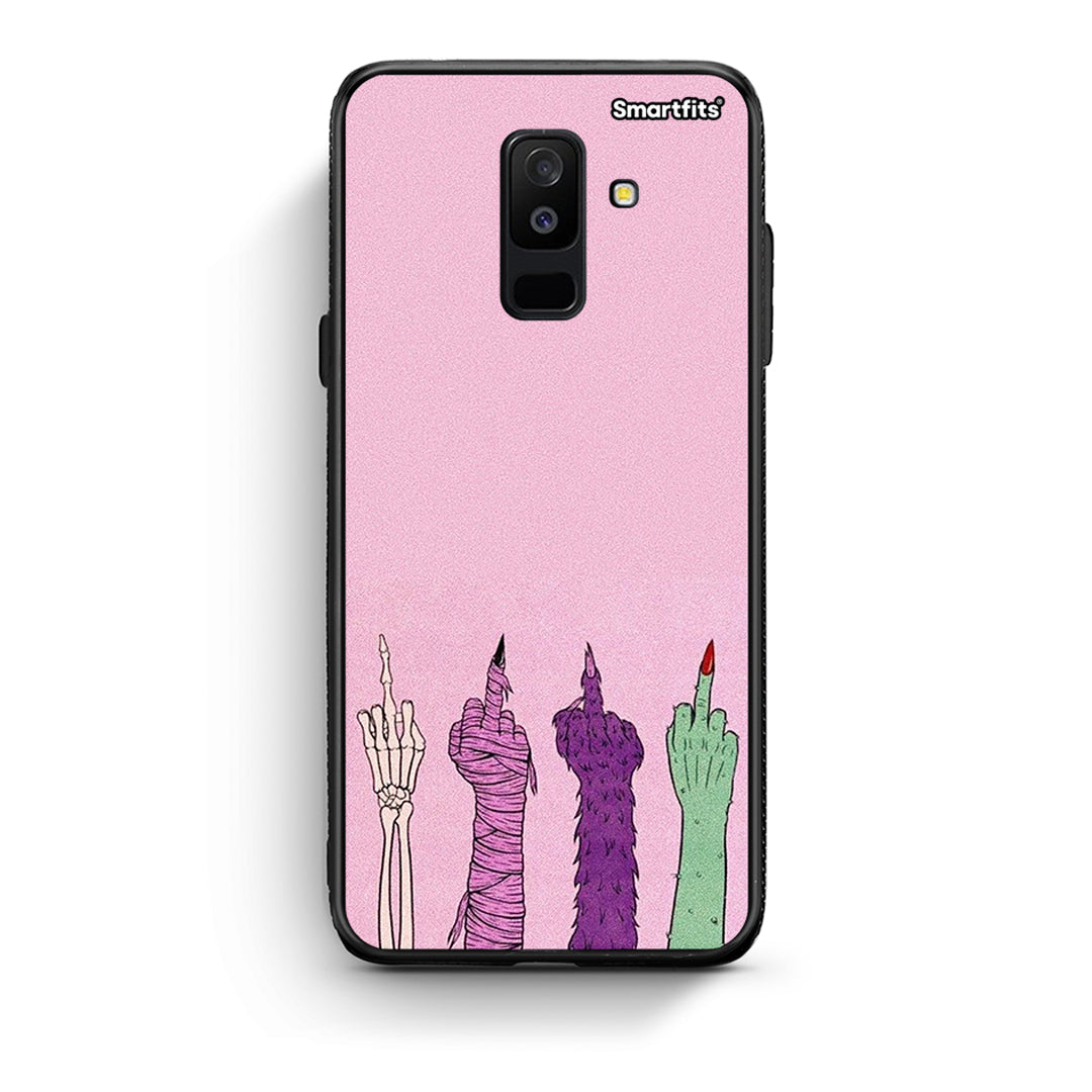 samsung A6 Plus Halloween Be A Lady Θήκη από τη Smartfits με σχέδιο στο πίσω μέρος και μαύρο περίβλημα | Smartphone case with colorful back and black bezels by Smartfits