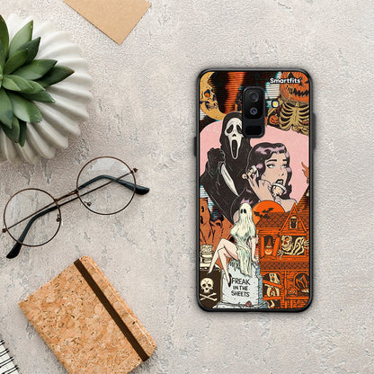 Halloween Collage - Samsung Galaxy A6+ 2018 θήκη