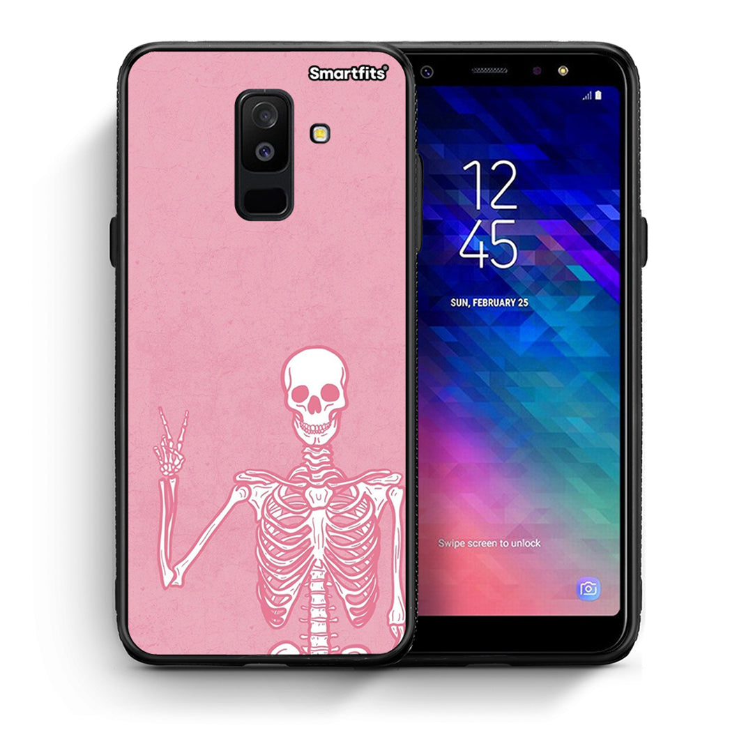 Θήκη Samsung A6+ 2018 Halloween Motivation από τη Smartfits με σχέδιο στο πίσω μέρος και μαύρο περίβλημα | Samsung A6+ 2018 Halloween Motivation case with colorful back and black bezels
