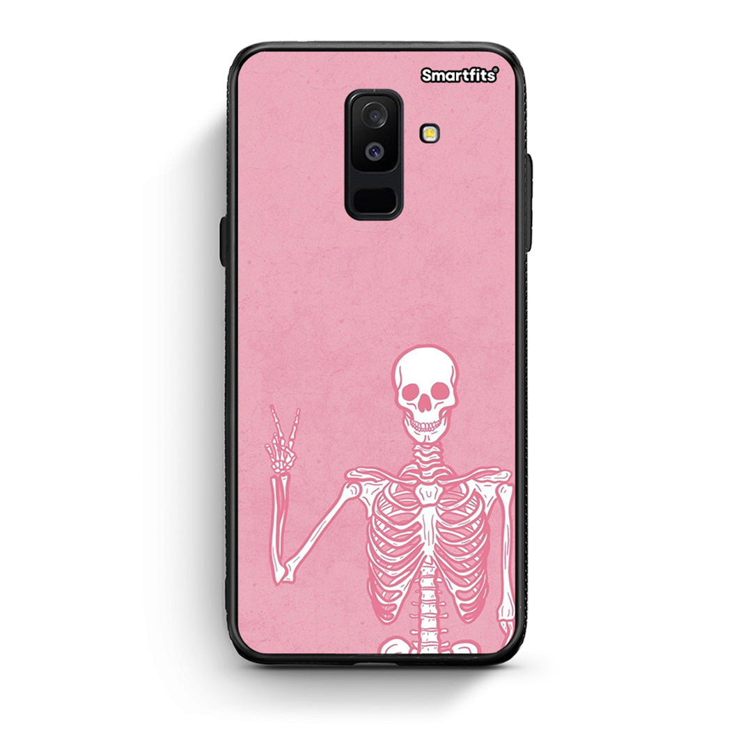 samsung A6 Plus Halloween Motivation Θήκη από τη Smartfits με σχέδιο στο πίσω μέρος και μαύρο περίβλημα | Smartphone case with colorful back and black bezels by Smartfits