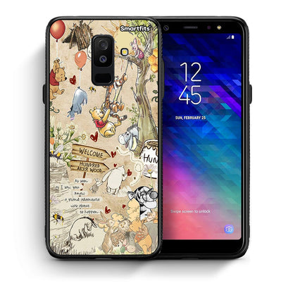 Θήκη Samsung A6+ 2018 Happy Friends από τη Smartfits με σχέδιο στο πίσω μέρος και μαύρο περίβλημα | Samsung A6+ 2018 Happy Friends case with colorful back and black bezels