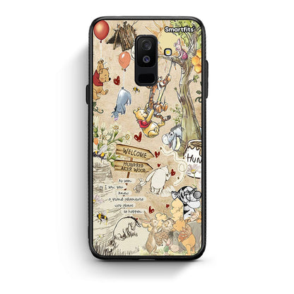 samsung A6 Plus Happy Friends θήκη από τη Smartfits με σχέδιο στο πίσω μέρος και μαύρο περίβλημα | Smartphone case with colorful back and black bezels by Smartfits