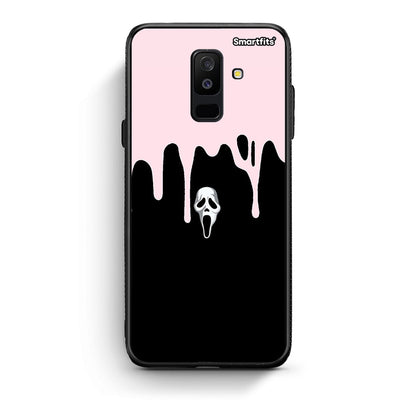 samsung A6 Plus Melting Halloween Mask Θήκη από τη Smartfits με σχέδιο στο πίσω μέρος και μαύρο περίβλημα | Smartphone case with colorful back and black bezels by Smartfits