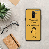 Thumbnail for My Password - Samsung Galaxy A6+ 2018 θήκη