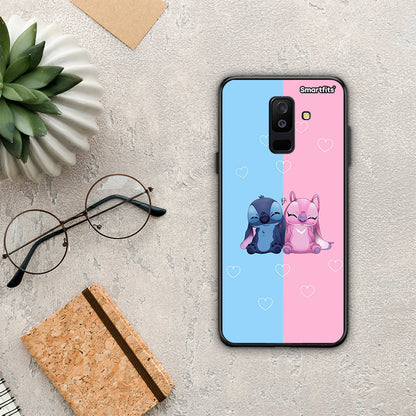 Stitch And Angel - Samsung Galaxy A6+ 2018 θήκη