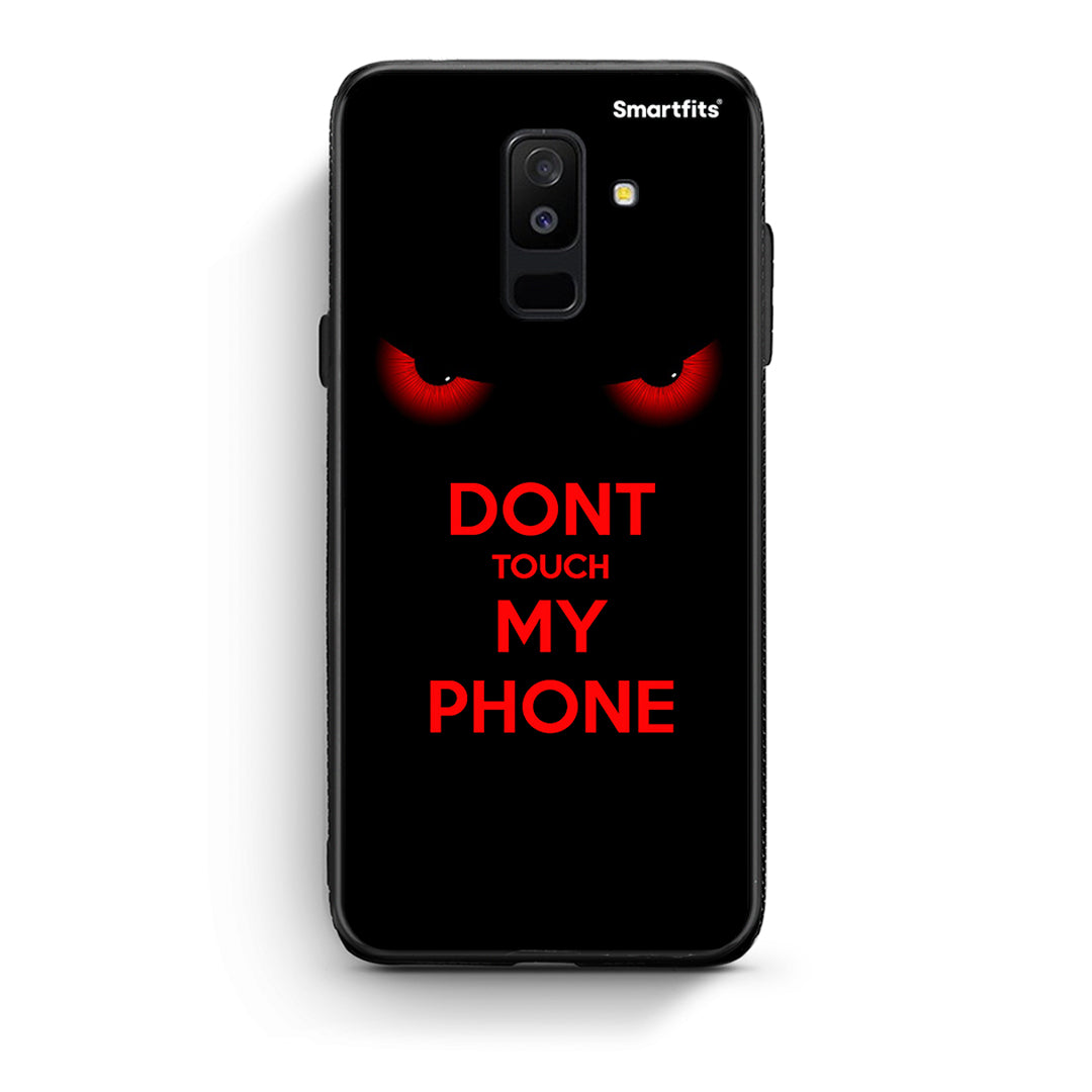 samsung A6 Plus Touch My Phone Θήκη από τη Smartfits με σχέδιο στο πίσω μέρος και μαύρο περίβλημα | Smartphone case with colorful back and black bezels by Smartfits