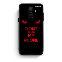 Thumbnail for samsung A6 Plus Touch My Phone Θήκη από τη Smartfits με σχέδιο στο πίσω μέρος και μαύρο περίβλημα | Smartphone case with colorful back and black bezels by Smartfits