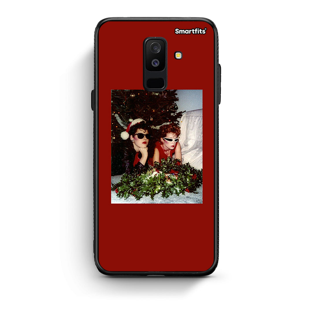 samsung A6 Plus Waiting For Xmas θήκη από τη Smartfits με σχέδιο στο πίσω μέρος και μαύρο περίβλημα | Smartphone case with colorful back and black bezels by Smartfits