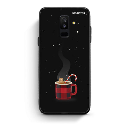 samsung A6 Plus Xmas Bathing θήκη από τη Smartfits με σχέδιο στο πίσω μέρος και μαύρο περίβλημα | Smartphone case with colorful back and black bezels by Smartfits