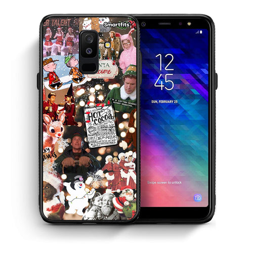 Θήκη Samsung A6+ 2018 Xmas Movies από τη Smartfits με σχέδιο στο πίσω μέρος και μαύρο περίβλημα | Samsung A6+ 2018 Xmas Movies case with colorful back and black bezels